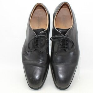 Florsheim Mens Black Leather Cap Toe Oxford Dress Shoes 11507-001 Size 10M
